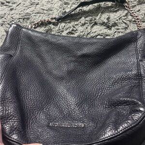 Michael Kors Black Leather Hobo Bag